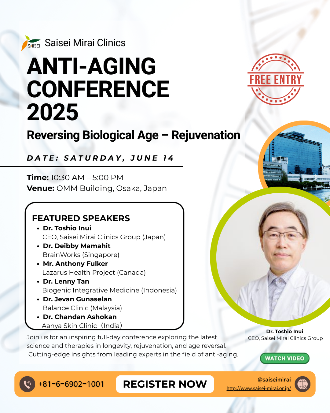 Osaka Anti-Aging Conference Report