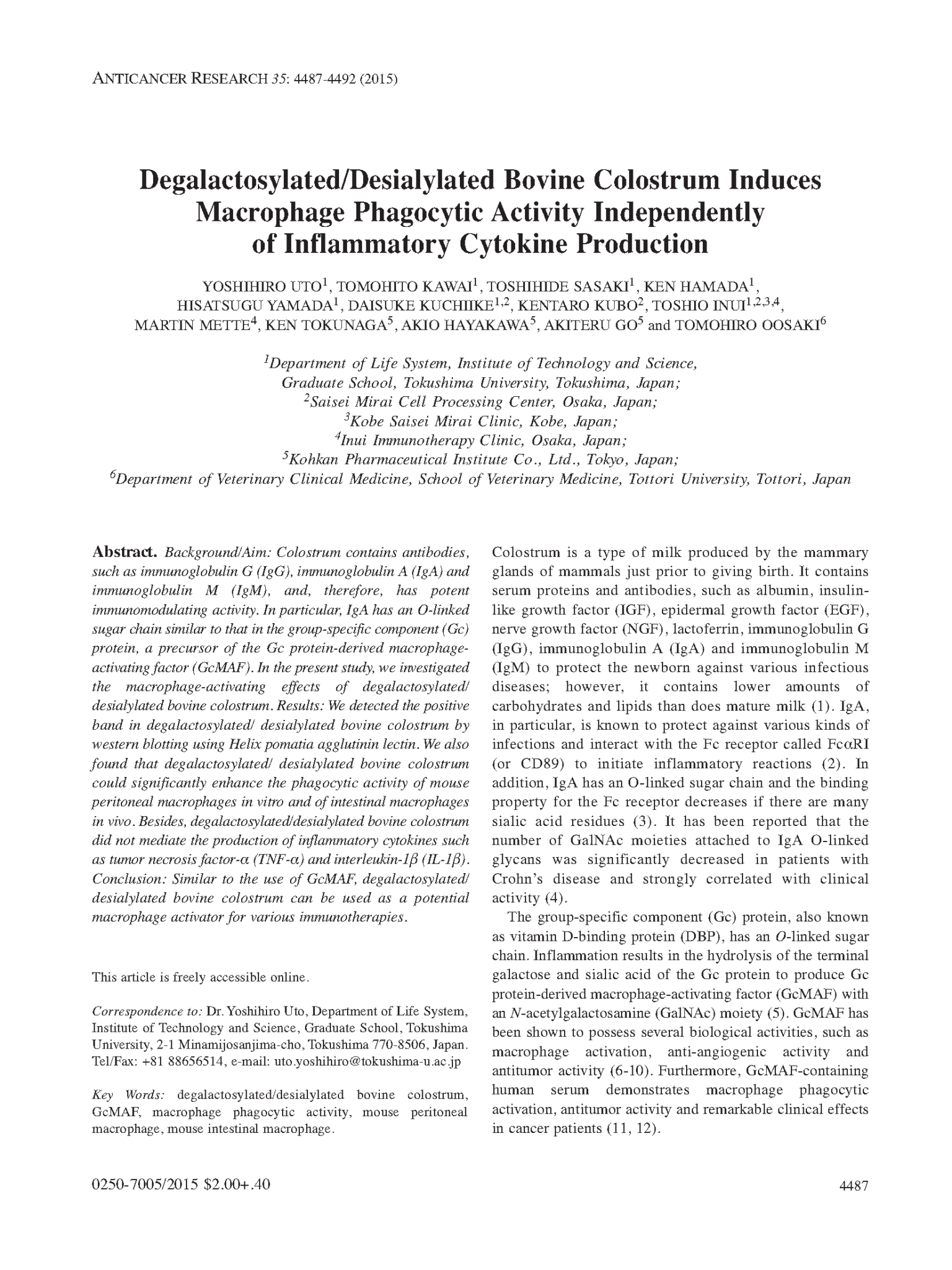 Colostrum articles image